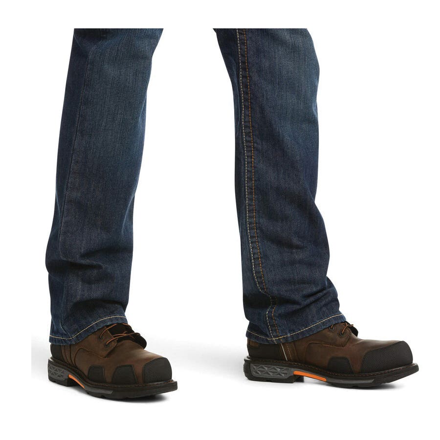 Ariat Basic FR M4 Series Jeans, 32 in, 32 in L, Shale, Bootcut, Relaxed, Stretchable
