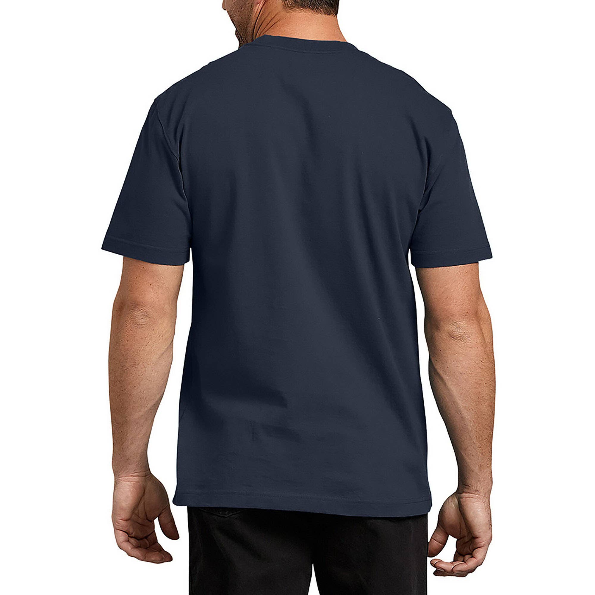 Dickies Men's Heavyweight Short Sleeve Pocket T-Shirt, Dark Navy, 3XL