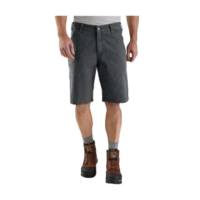 Carhartt 103652-02932A Utility Shorts, 32 in, Cotton/Spandex Canvas, Shadow
