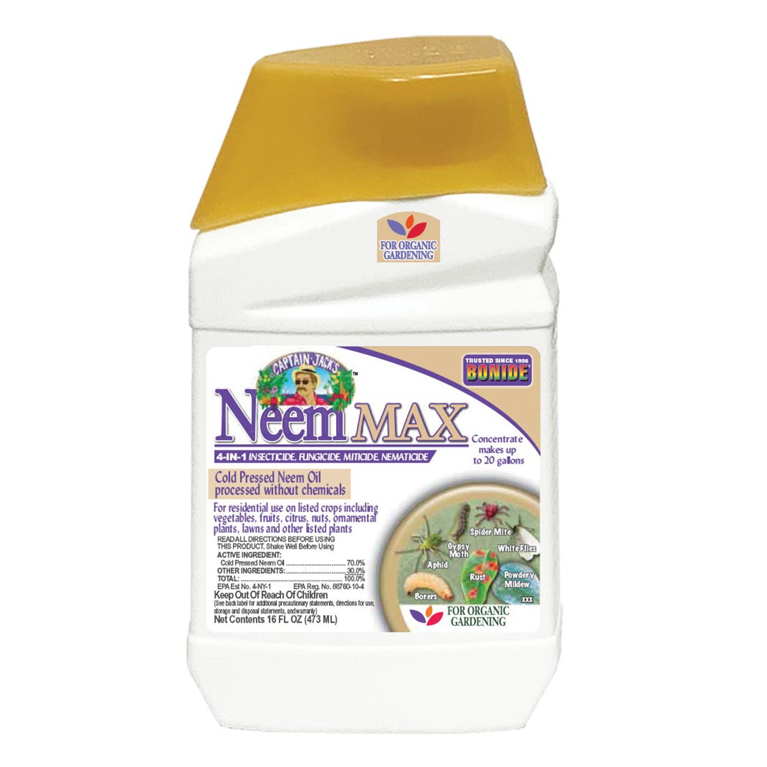 Bonide Captain Jack’s Bon-Neem II Ready to Use Insecticide Spray 16 oz