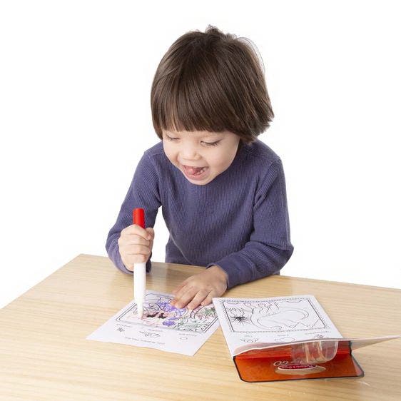 Melissa & Doug On the Go ColorBlast Dinosaurs No Mess Coloring Pad, 24-Sheet
