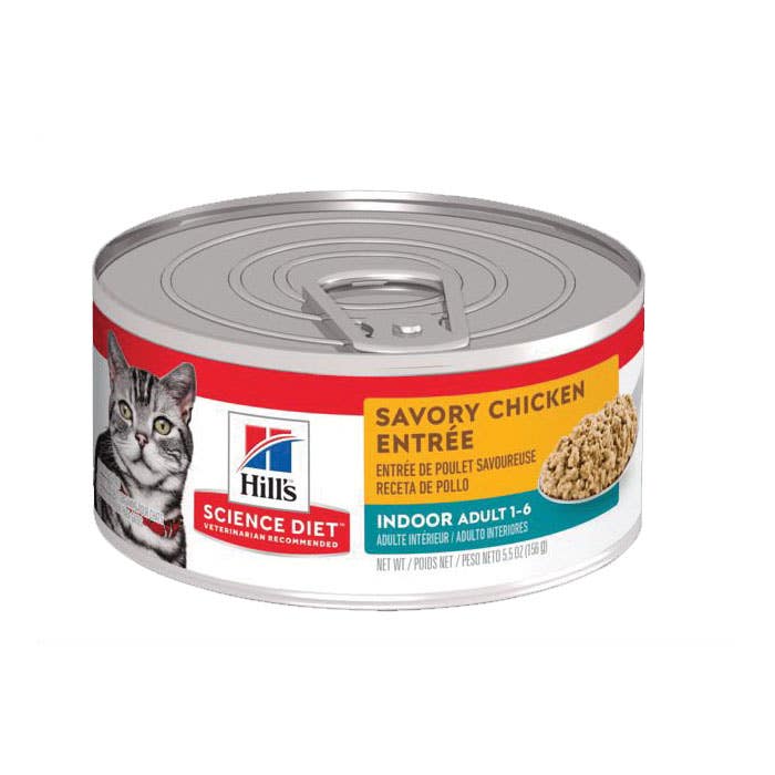 Science Diet 6109 Cat Food, Adult, Savory Chicken, 5.5 oz