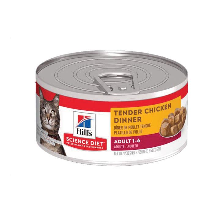Science Diet 1770 Cat Food, Tender Chicken Flavor, 5.5 oz Can