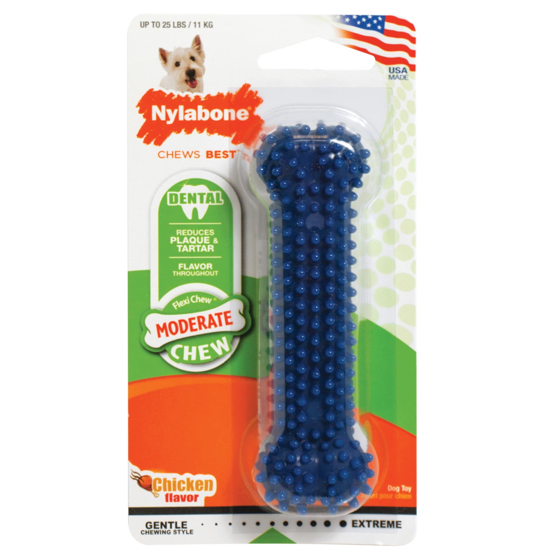 Nylabone NX934P Chew, Chicken Flavor, R Breed
