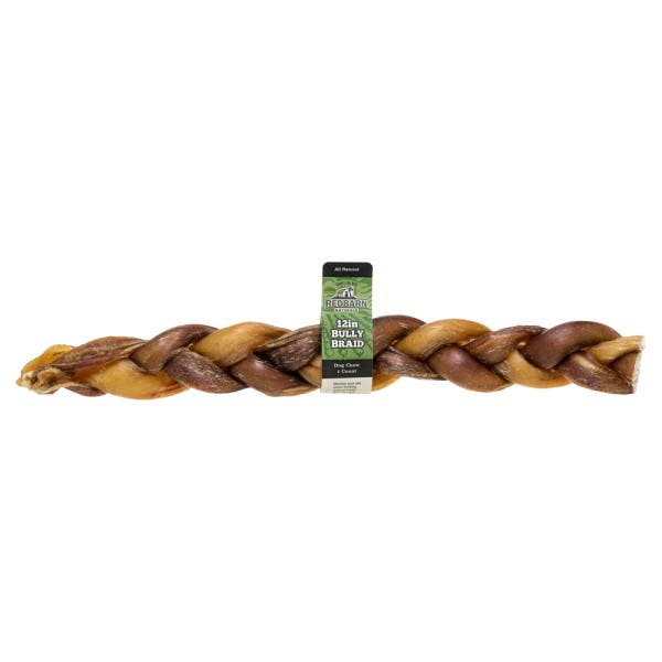 Redbarn Braided Bully Stick, 12 in