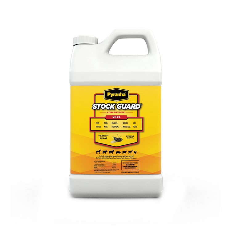 Pyranha Stockguard Concentrate, Liquid, Clear/Yellow, Solvent, 0.5 gal, Bottle