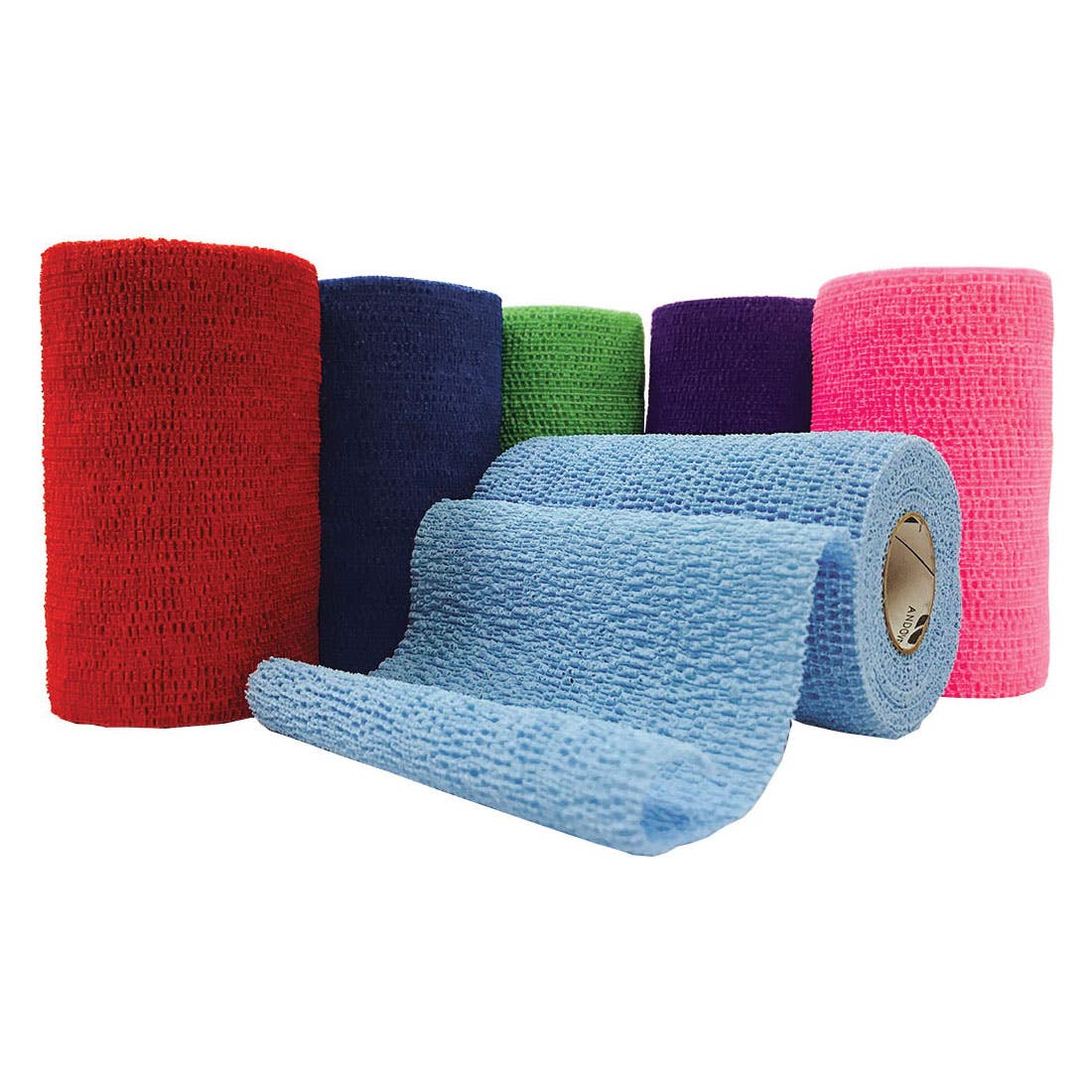 PowerFlex 3840WH-018 Cohesive Bandage, 5 yd L, 4 in W, White