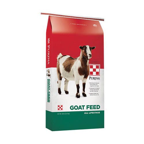 Purina 3004591-506 Goat Feed, Textured, 50 lb Bag