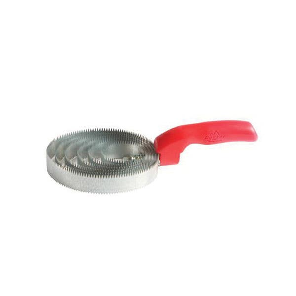 Decker Curry Comb, Steel Bristle, Polypropylene/Steel