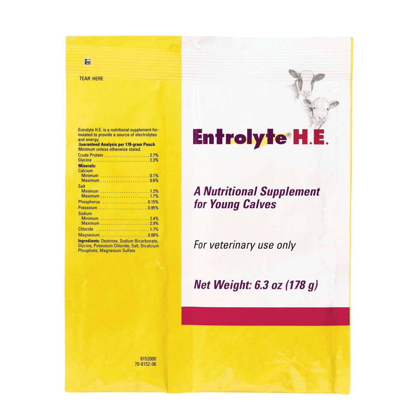 Zoetis ENTROLYTE, Oral Electrolyte Powder, 178 g Pouch