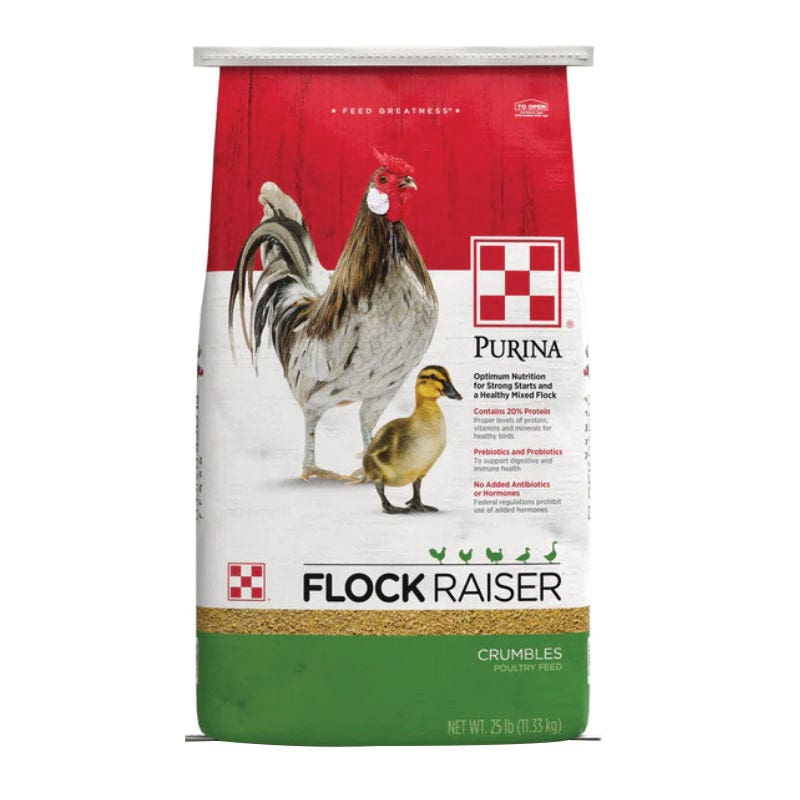 Purina 3003340-306 Poultry Feed, Crumble, Medicated, 50 lb