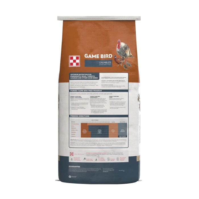 Purina 1384 Game Bird Flight Conditioner, Crumble, 50 lb
