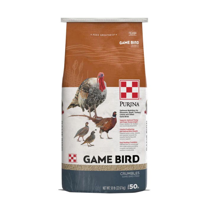 Purina 1384 Game Bird Flight Conditioner, Crumble, 50 lb