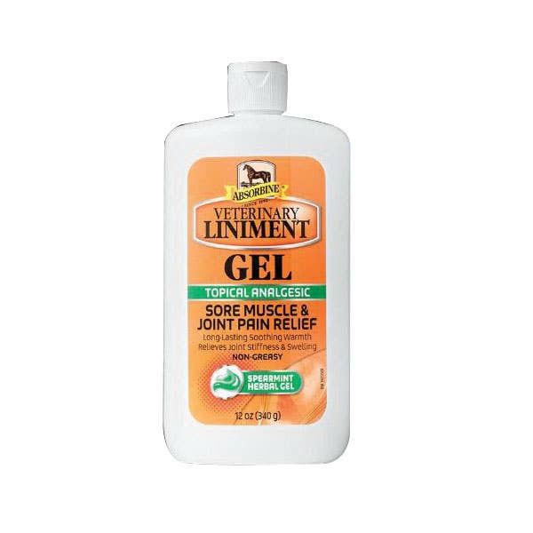 Absorbine Veterinary Liniment Liquid 12 oz Bottle