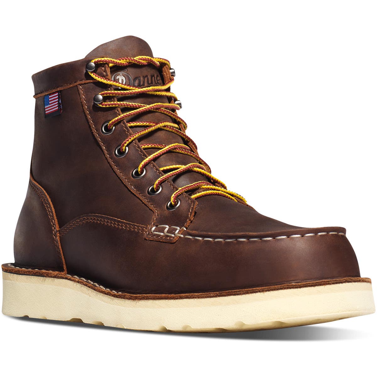 Danner Men's Bull Run Moc Toe Boot, 10.5, D W, Brown