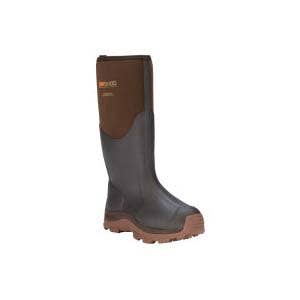 Dryshod West Haymaker Hi Series Hard-Working Farm Boots, 8, M W, Brown/Peanut