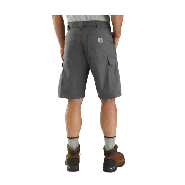 Carhartt 103543-25336A Cargo Shorts, 36 in, Cotton/Polyester Ripstop, Dark Khaki