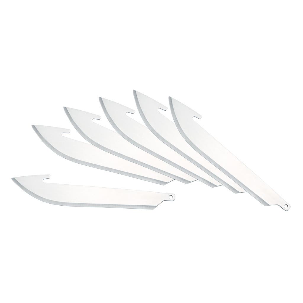 Outdoor Edge Razorsafe Series Drop-Point Replacement Blade, 3-1/2 in L, Stainless Steel