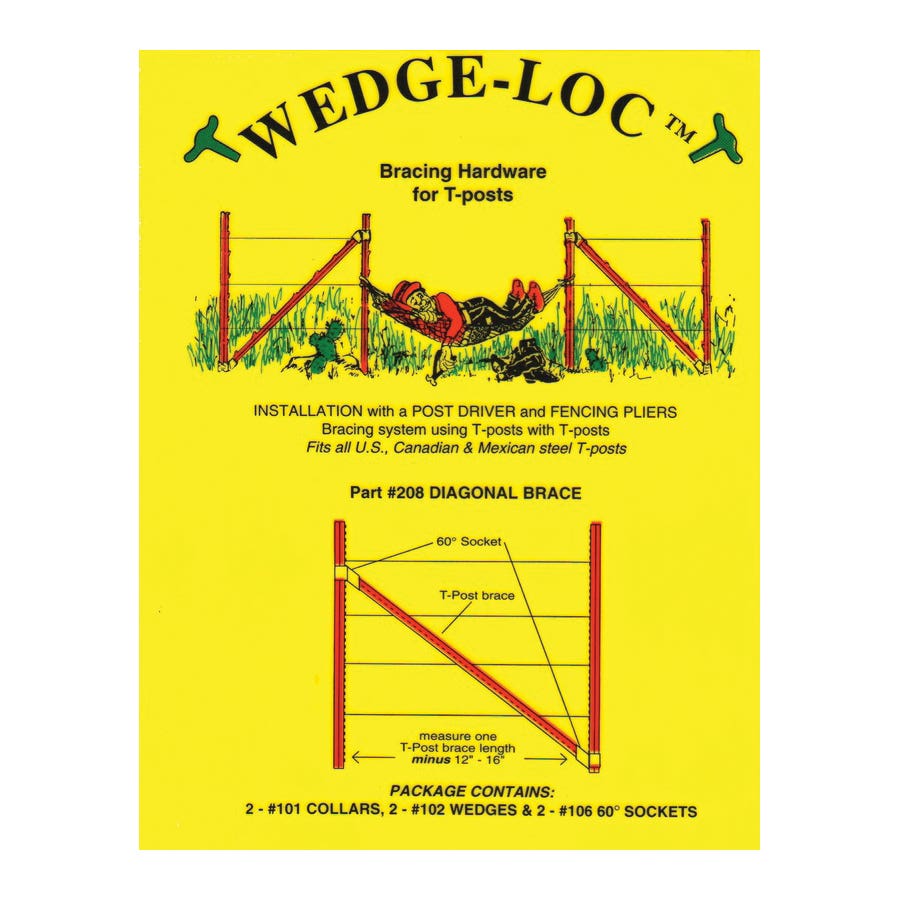 Wedge-Loc 208 Diagonal Brace Set, Aluminum