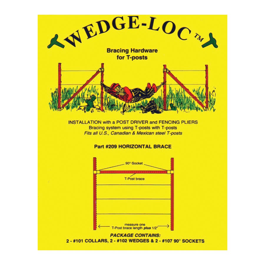 Wedge-Loc 209 Horizontal Brace Set, Aluminum