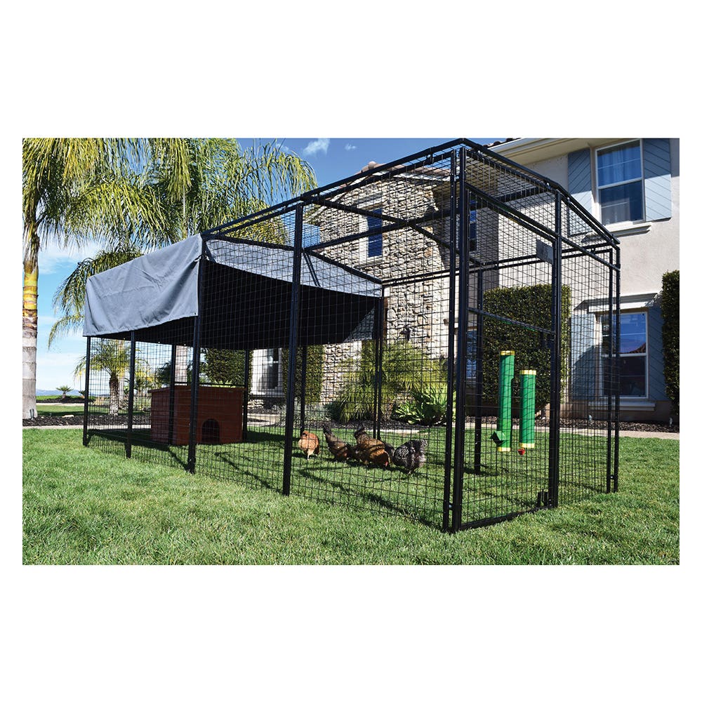 Rugged Ranch Tarp, 7-1/2 in L, 6-1/2 in W, Canvas, Gray