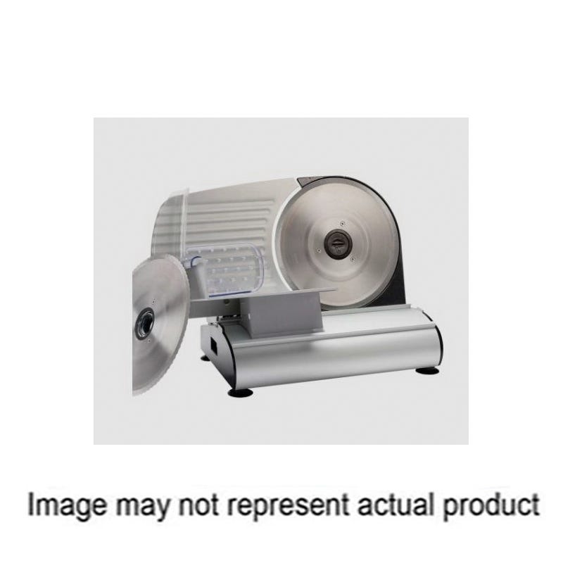 LEM Mighty Bite Meat Slicer, 200 W, Aluminum, Gray