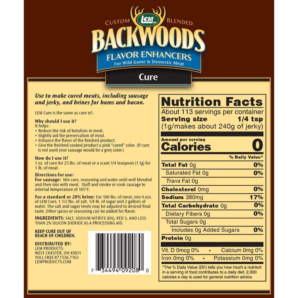 LEM Backwoods Meet Cure Flavor Enhancer, 4 oz Bag