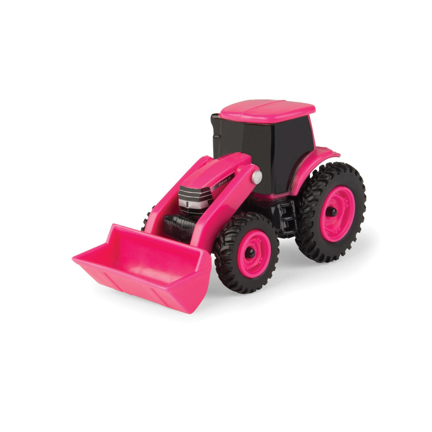 Ertl 1:64 Scale Case-IH Pink Tractor Toy with Loader