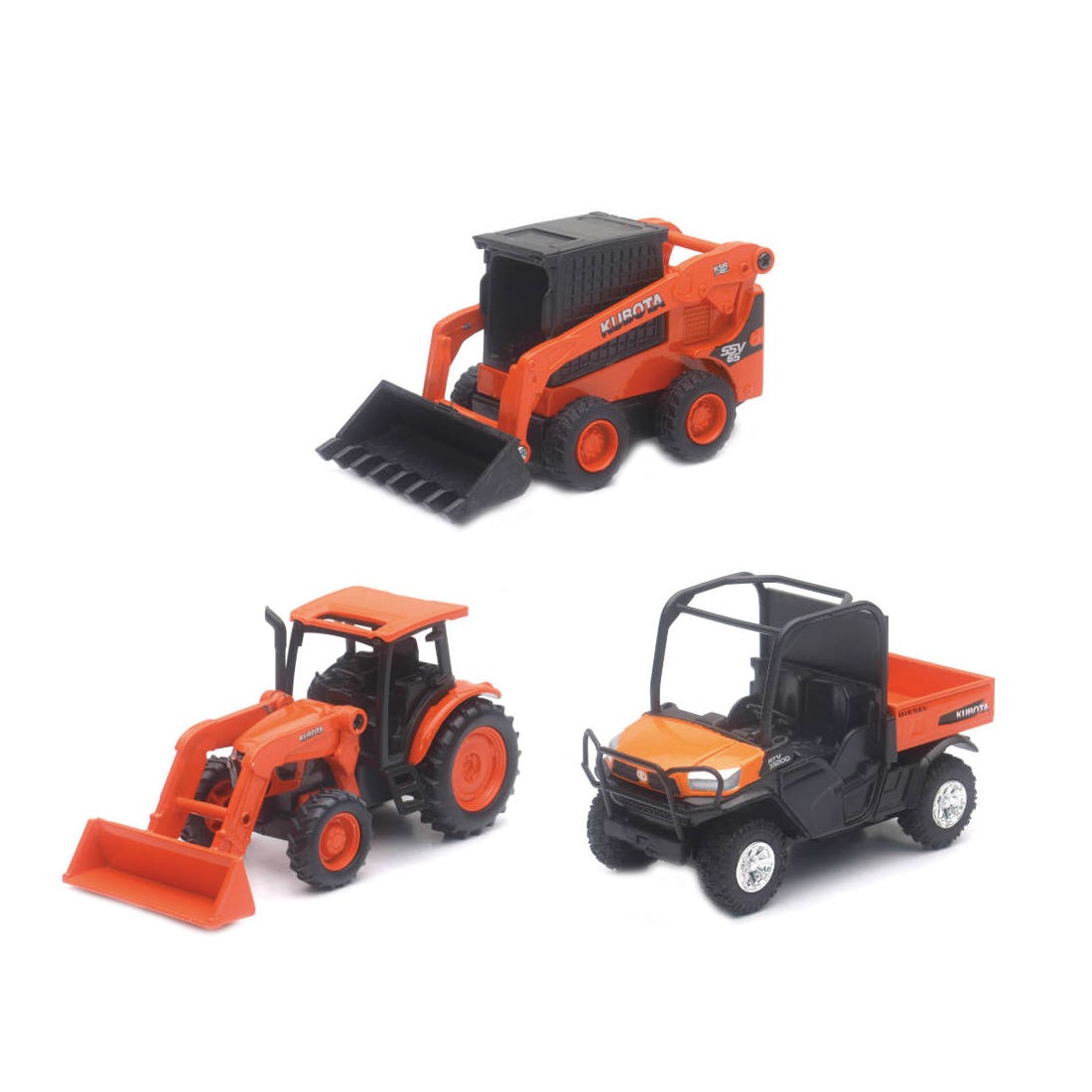 NewRay AS-33297 1:64 Scale Mini Kubota Vehicle Assortment, 8 years and Up