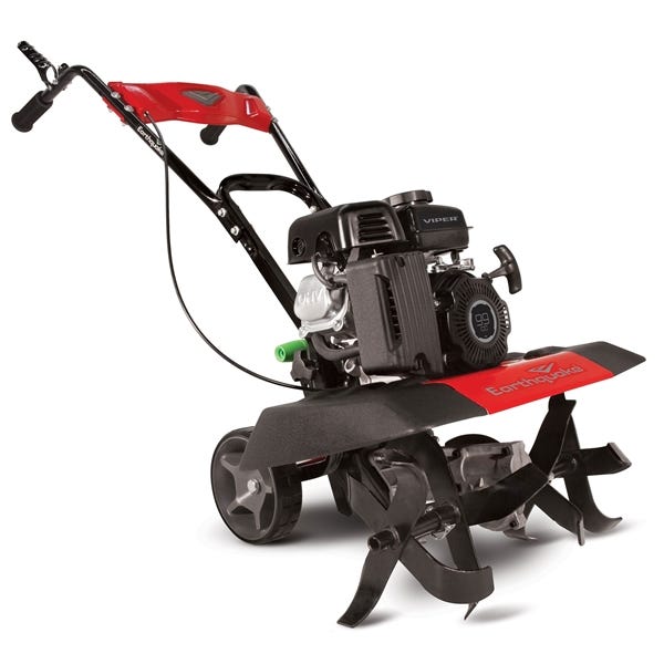 Earthquake Versa Tiller, 99 cc Engine Displacement, 4-Cycle Engine, 21 in Max Tilling W, 11 in Max Tilling D