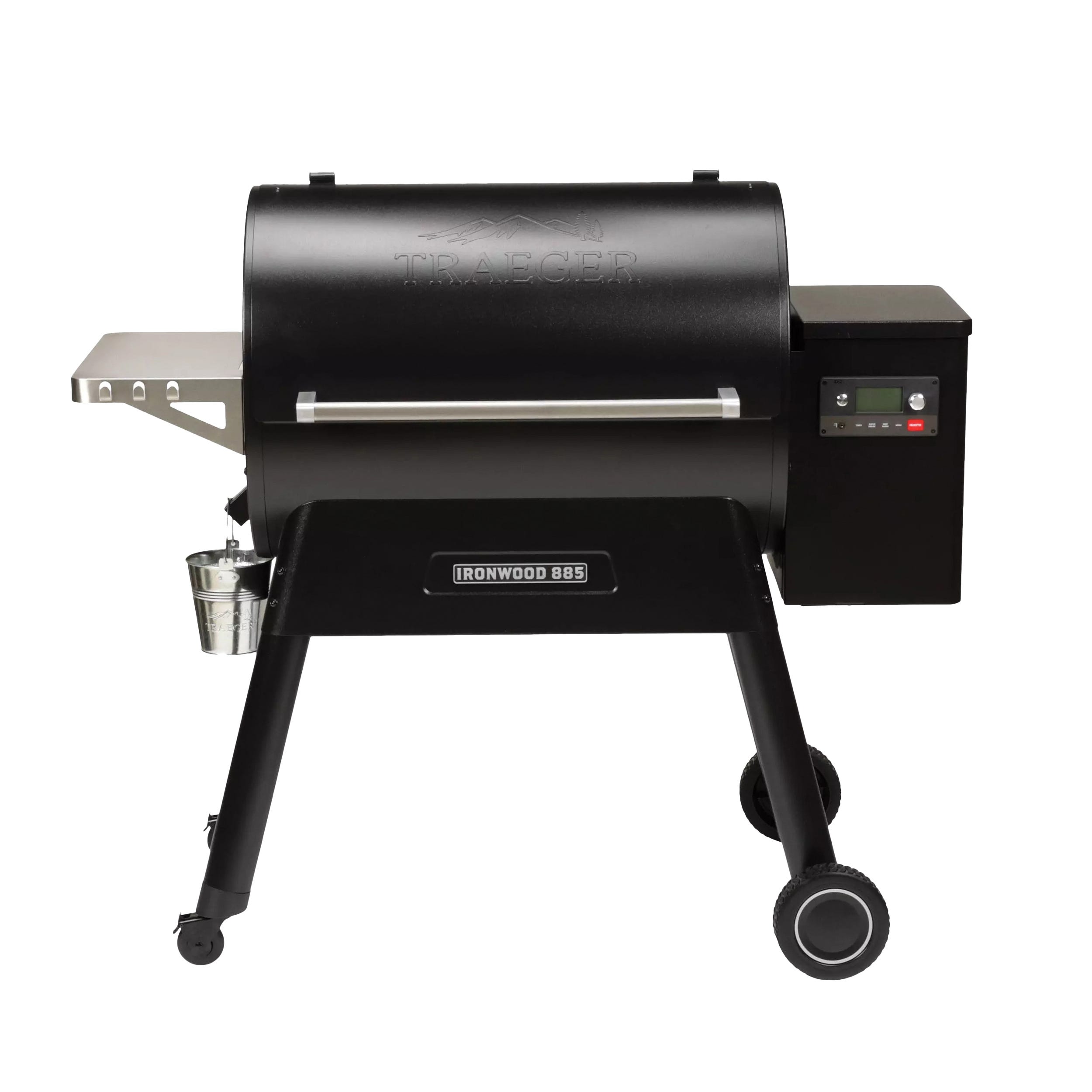 Traeger Pellet Grill 38000 BTU 570 sq in Primary Cooking Surface Side Shelf Included Steel Body