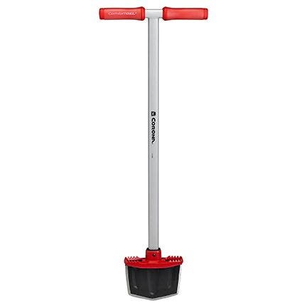 CORONA ComfortGEL Sidewalk and Border Edger, 8 in L Blade, Steel Blade, Stainless Steel Handle
