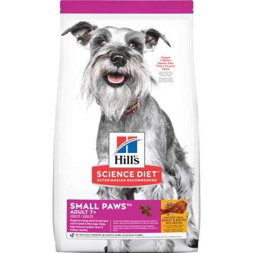 Science Diet Small Paws Dog Food, S Breed, Dry, Barley, Brown Rice, Chicken Flavor, 15.5 lb Bag