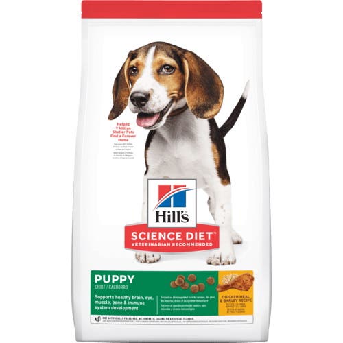 Science Diet Dog Food, Puppy Breed, Dry, Barley, Chicken Flavor, 30 lb Bag