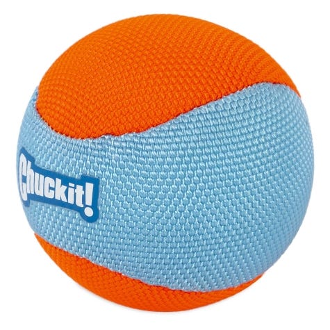 Chuckit! Dog Toy, Amphibious Ball, Blue/Orange