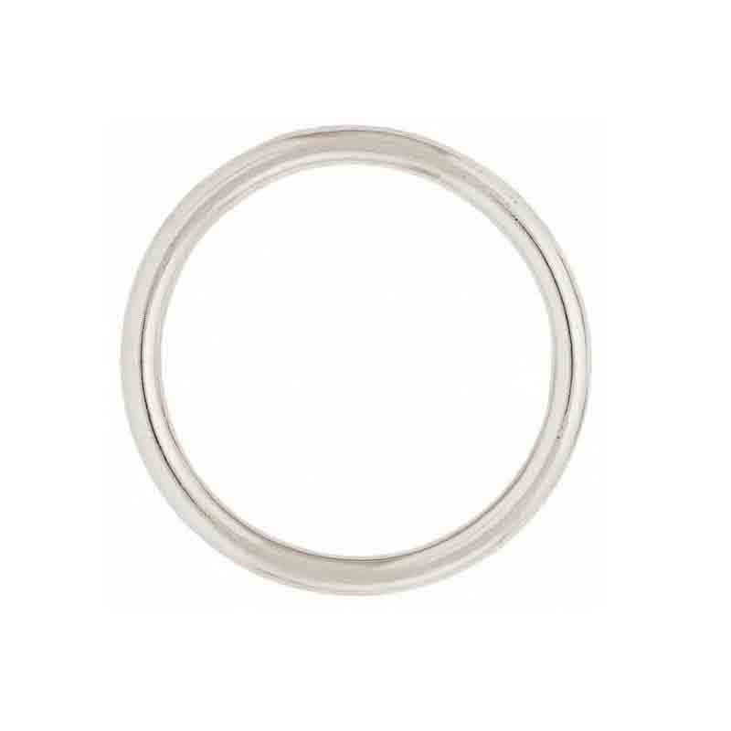 Weaver Leather O-Ring, Steel, Nickel, 1/PK
