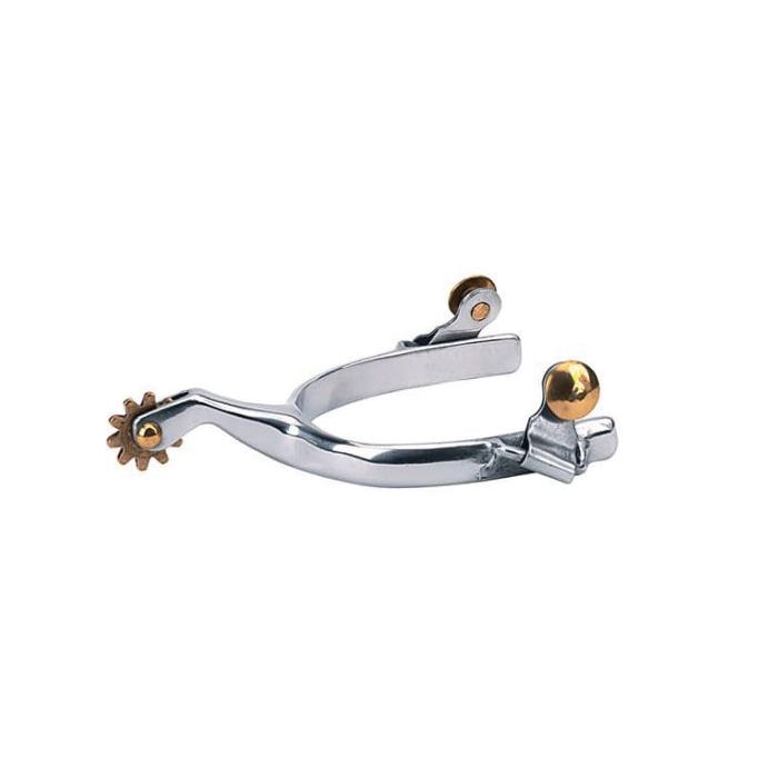Weaver Leather Roping Spur, Stainless Steel, Chrome