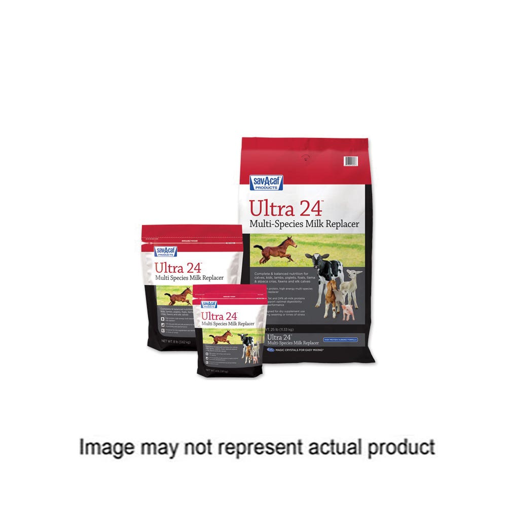 Sav-A-Caf Ultra 24 01-7428-0125 Milk Replacer, Powder, 25 lb Bag
