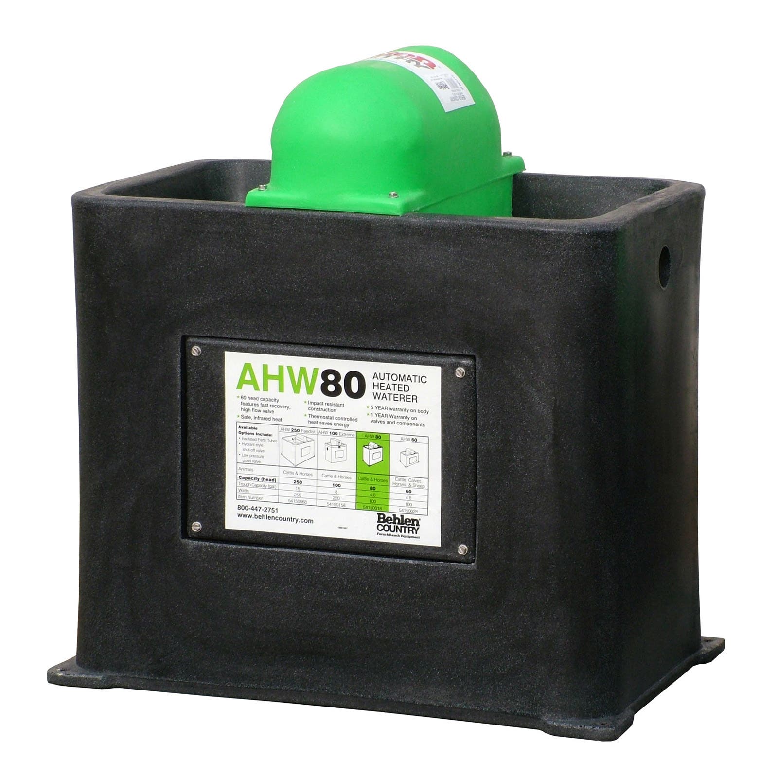 Behlen Country Waterer – Cattle & Sheep, Black