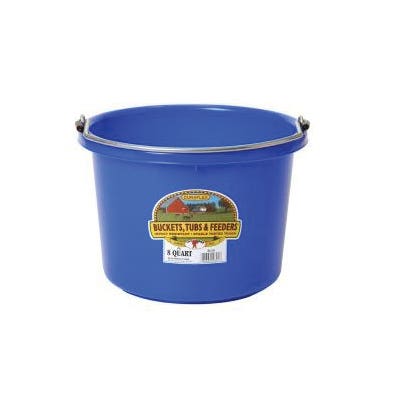 Little Giant P8BLUE6 Bucket, 8 qt, Blue