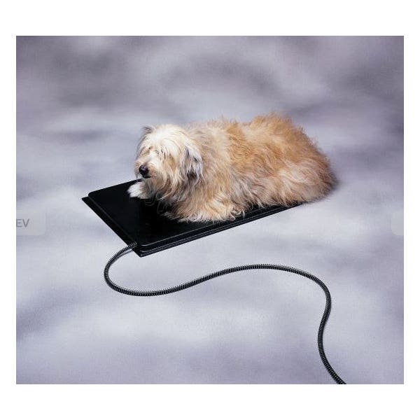 API Large Heated Pet Mat, 29 in L, 24 in W, Fleece Cover