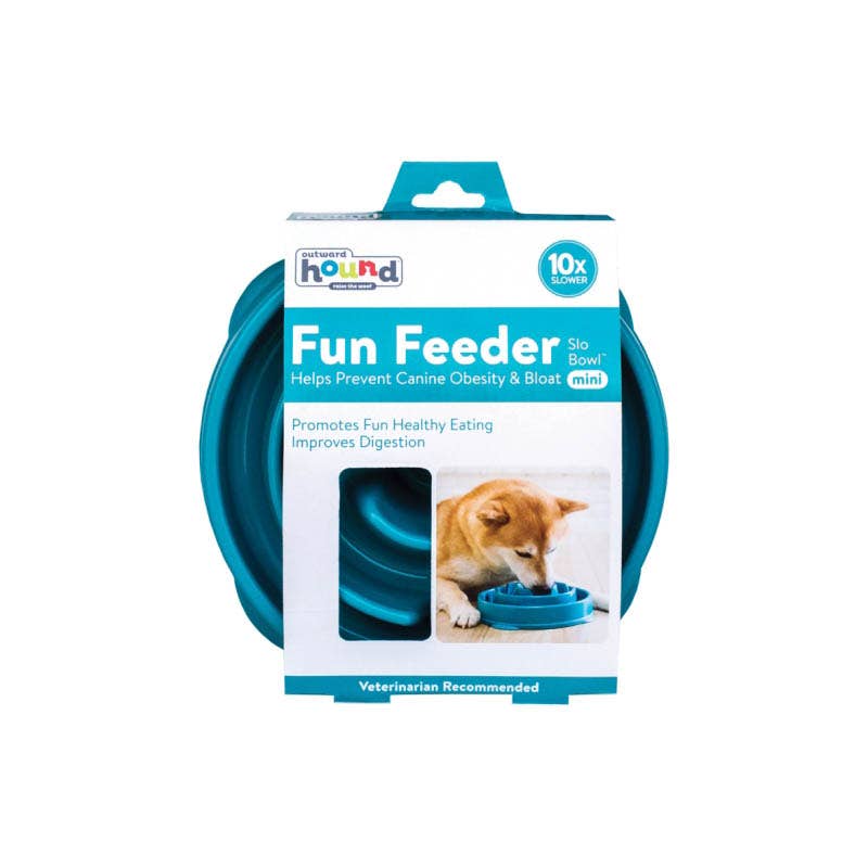 Petstages Mini Fun Feeder Drop, 8 in Dia, Mini, ABS/Plastic, Teal