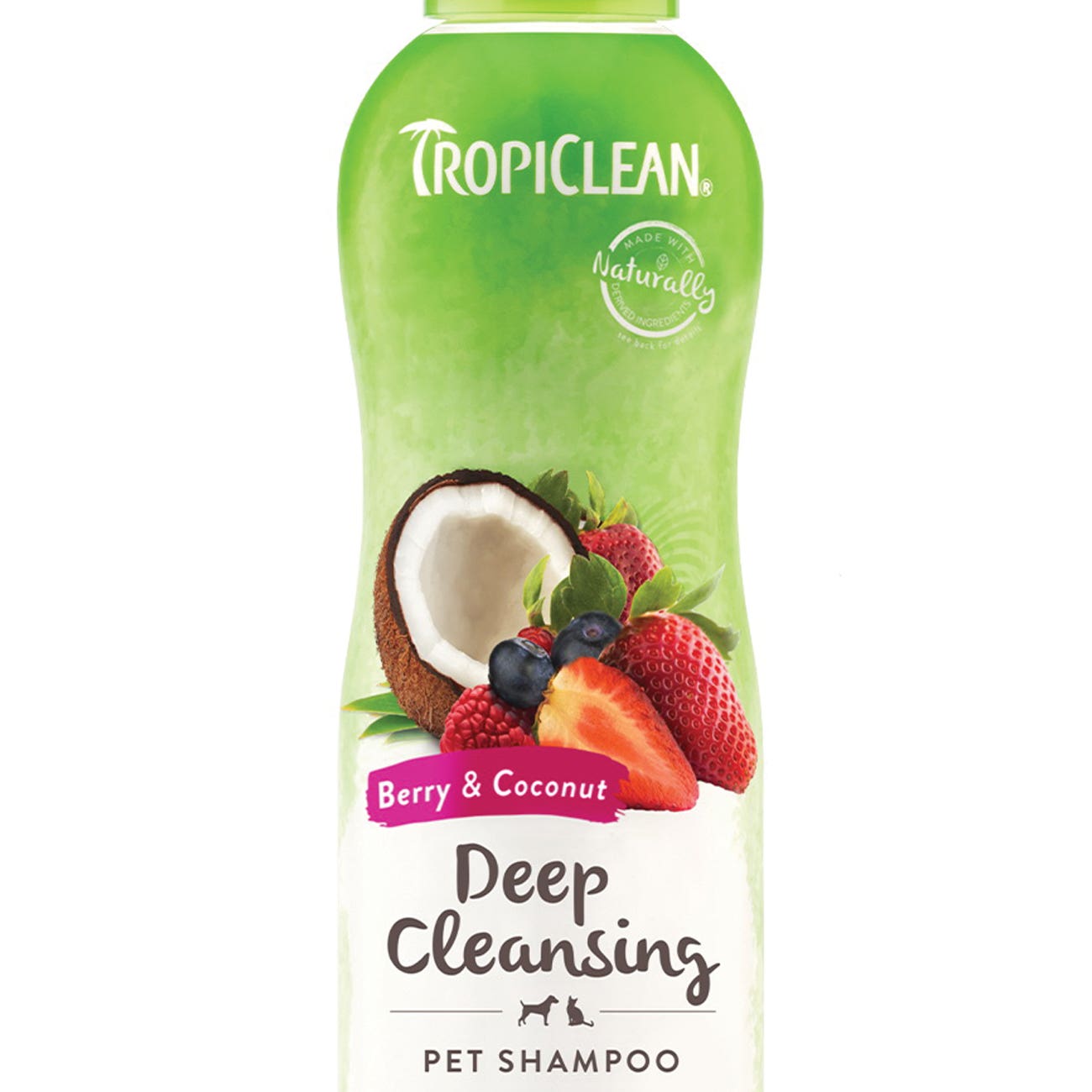 TropiClean Berry Coconut Pet Shampoo 20 oz
