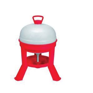 Little Giant Dome Waterer, 5 gal Capacity, Plastic, Red
