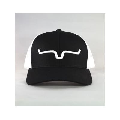 Kimes Ranch Cap, Kimes Ranch Logo, Men's, One-Size, Fabric, Black/White
