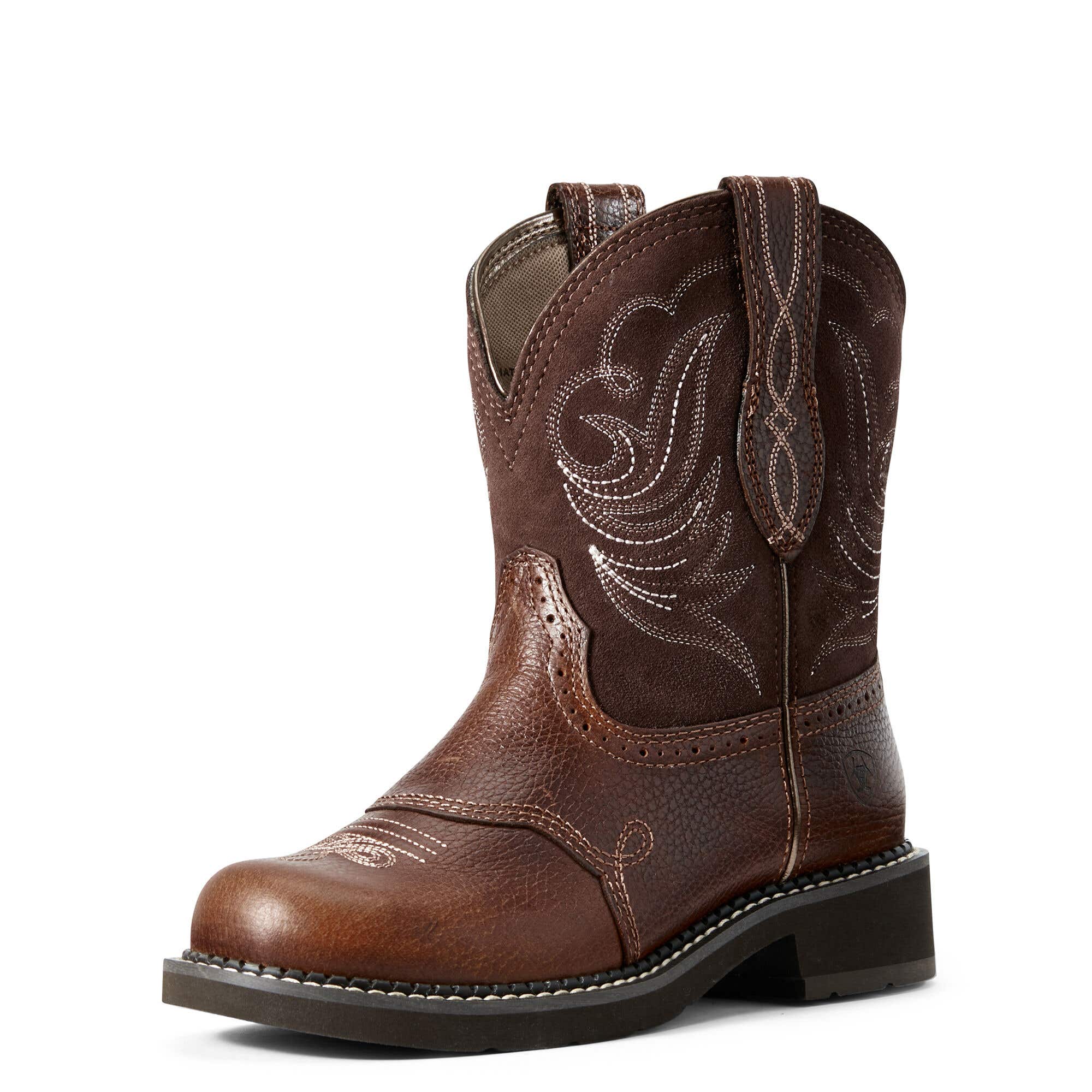 Ariat Fatbaby Heritage Dapper Series 10029492 8.5B Boots, 8.5, B W, Copper Kettle, Leather