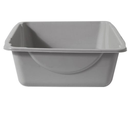 Petmate 22183 Large Litter Pan, 15.3 in W, 18-1/2 in D, Plastic, Mouse Gray
