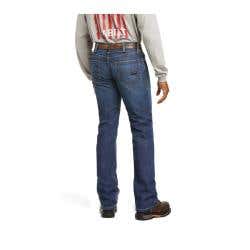 Ariat Basic FR M4 Series Jeans, 34 in, 32 in L, Flint, Bootcut, Relaxed