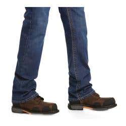 Ariat Basic FR M4 Series Jeans, 40 in, 32 in L, Flint, Bootcut, Relaxed