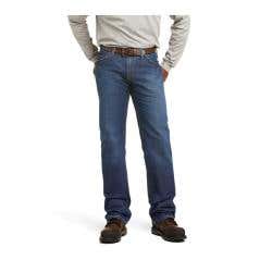 Ariat Basic FR M4 Series Jeans, 36 in, 32 in L, Flint, Bootcut, Relaxed